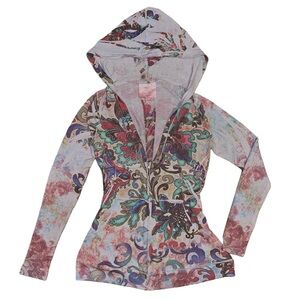 Romeo & Juliet Couture Artistic Patterned Hoodie